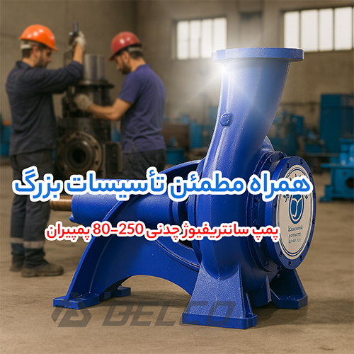 پمپ سانتریفیوژ چدنی 250-80 پمپیران